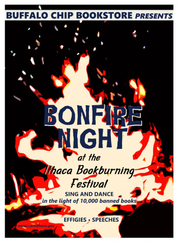 Ithaca Bookburning Festival Poster