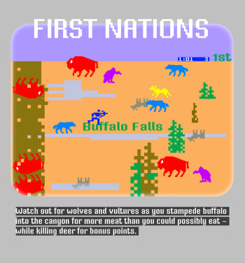 First Nations videogame: Buffalo Falls