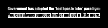 The “toothpaste tube” paradigm