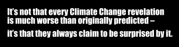 Climate Change revelations