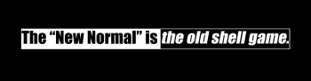“The ‘New Normal’” Bumper sticker