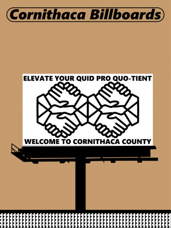 “Elevate Your Quid Pro Quo-tient” Billboard