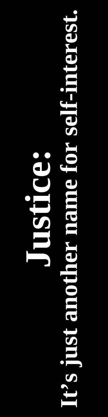 “Justice” Bumper sticker