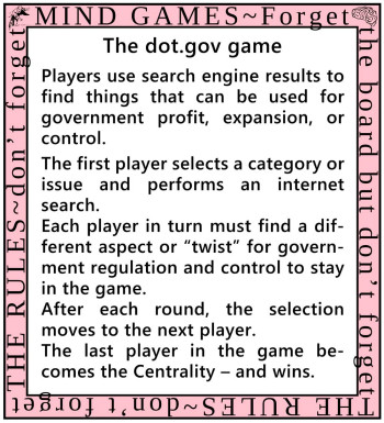 Mind Games – “The dot.gov game”