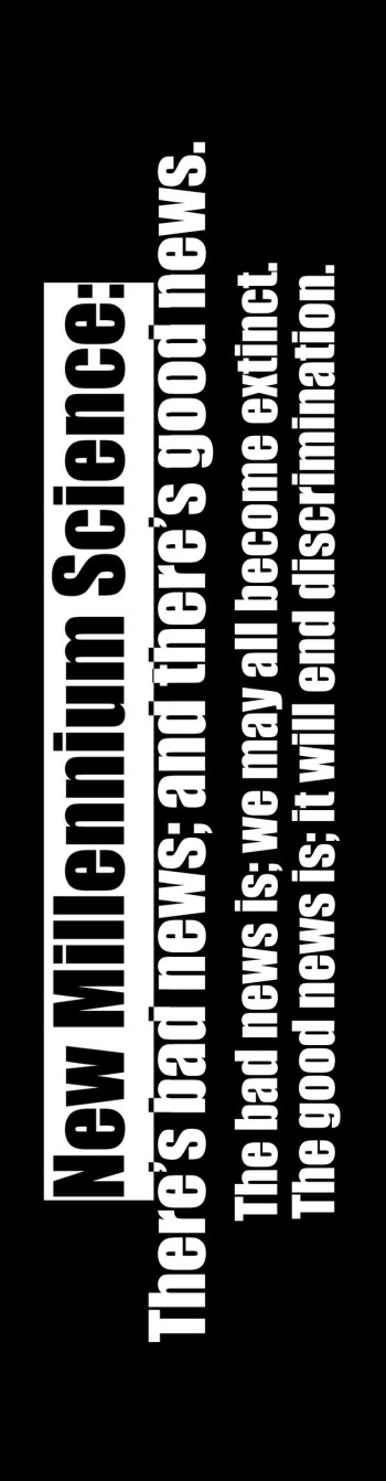 “New Millennium Science” Bumper sticker