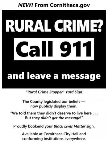 “Rural Crime Stopper” Yard Sign