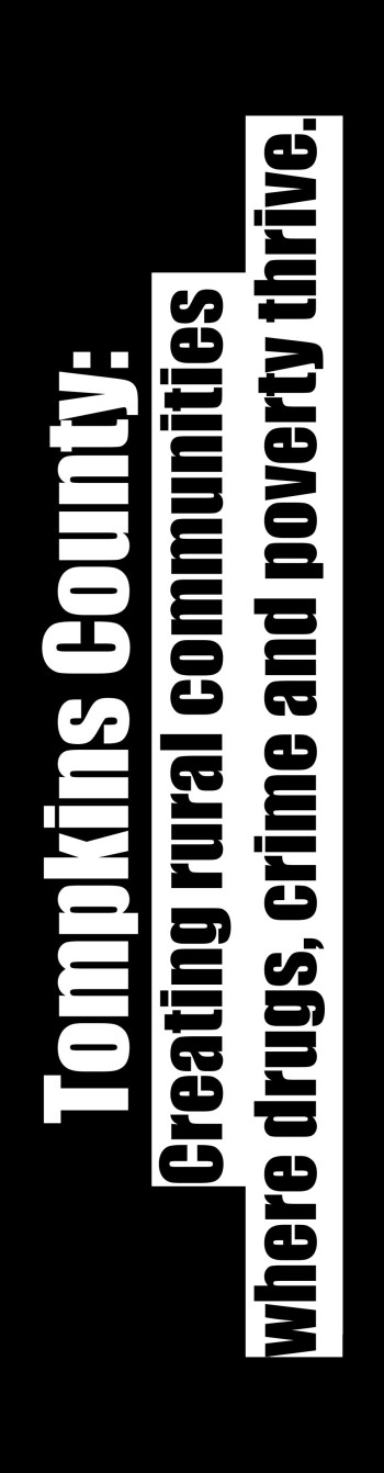 “Tompkins County: New Mottos” Bumper sticker