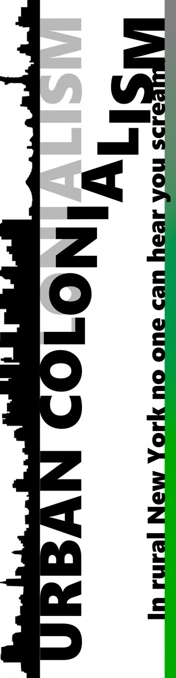 “URBAN COLONIALISM” Bumper Sticker
